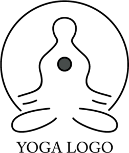 Yoga Design Logo PNG Vector