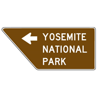 YOSEMITE PARK DIRECTION SIGN Logo PNG Vector
