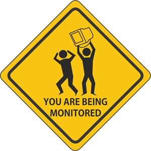 You are being monitored Logo PNG Vector