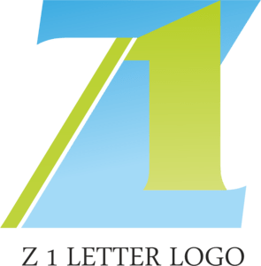 Z1 Letter Logo PNG Vector