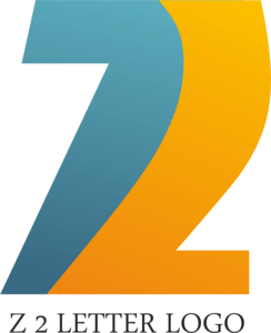 Z2 Letter Logo PNG Vector