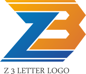 Z3 Letter Logo PNG Vector