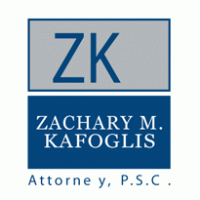 Zachary M. Kafoglis, Attorney Logo PNG Vector