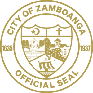 Zamboanga City Official Seal Gold Logo PNG Vector