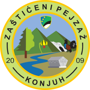 Zaštićeni pejzaž Konjuh Logo PNG Vector