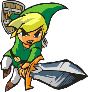 Zelda Cartoon Logo PNG Vector