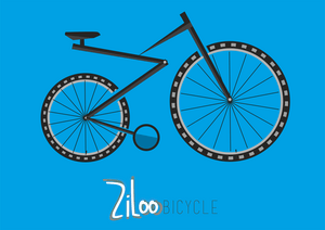 Zilo Bicycle Logo PNG Vector