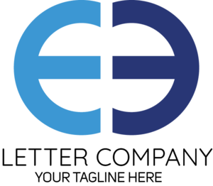 Double Letter E Company Logo PNG Vector