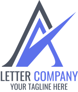 Letter A Company Logo PNG Vector
